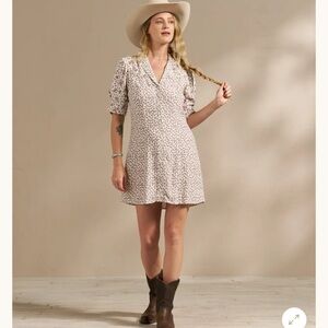 Tecovas Floral Shirt Dress